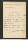 Nachlass Franz Steindachner, Brief von A. Brauer an Franz Steindachner (03.07.1912), Inv.Nr. 53.05, Seite 1